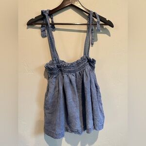 Anthropologie Gray Textured Top